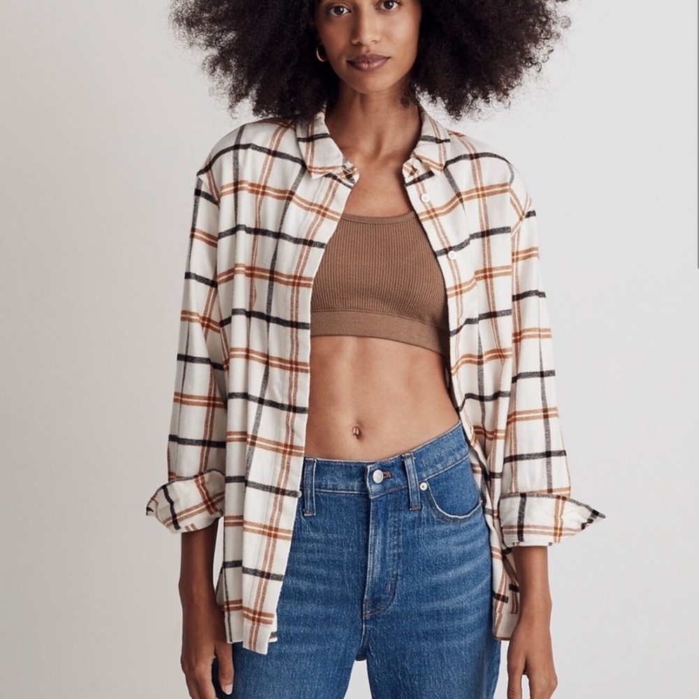 Madewell Oversize Boyfriend Flannel